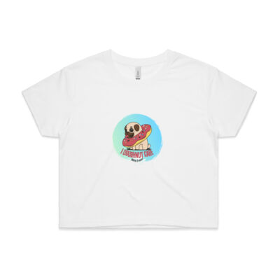 I Doughnut Care Cropped Tee  Thumbnail