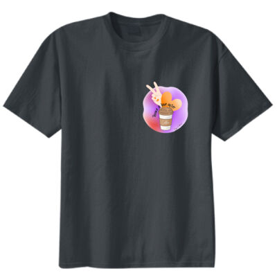 Peace & Love after Coffee Unisex Tee Thumbnail